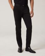 Slim Stretch Cotton Chino, Black, hi-res